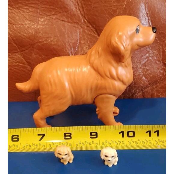 Barbie 5 Inch Pregnant Brown Labrador Dog 2 Puppies Newborn Playset Replacements - Picture 11 of 11